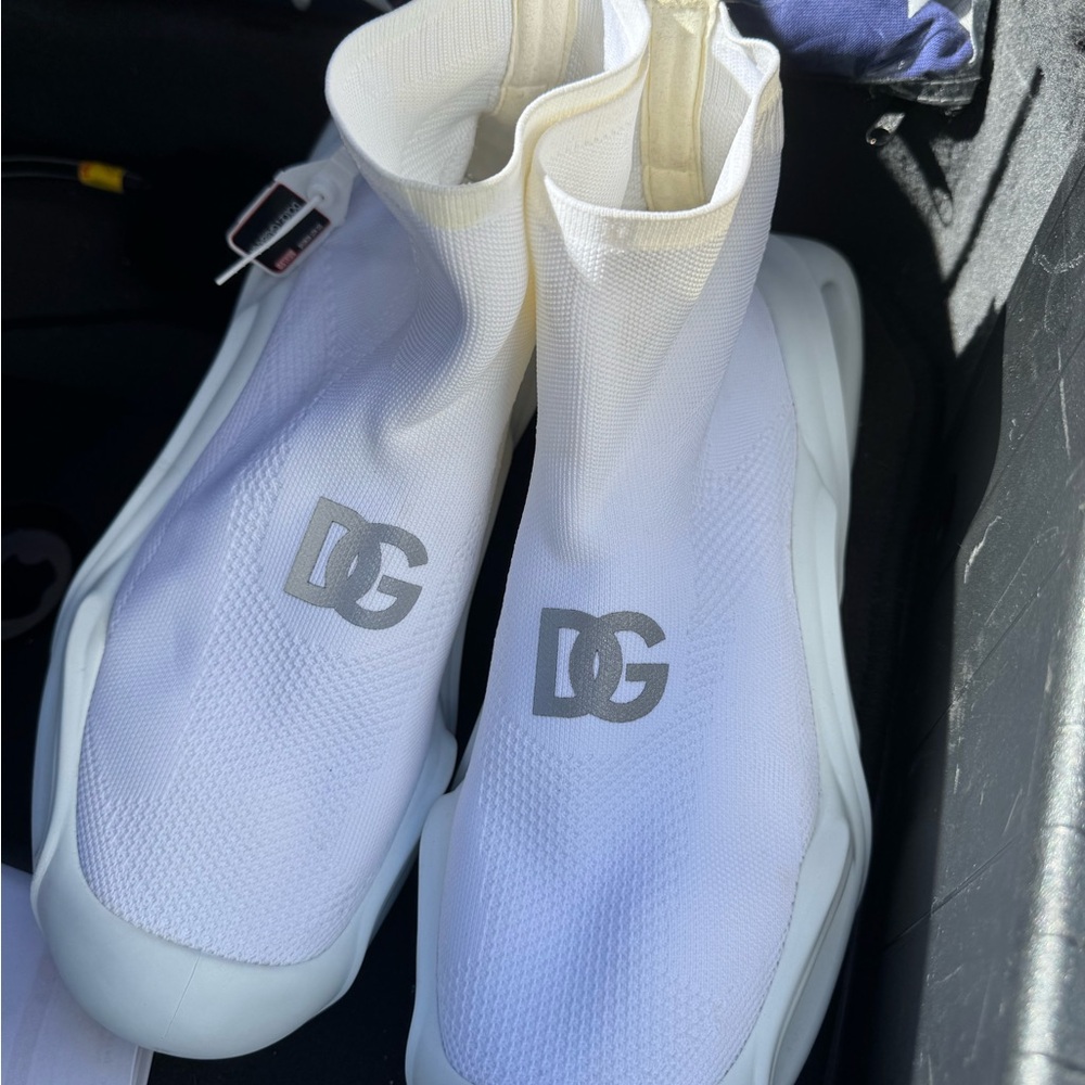 Dolce & Gabbana White Sneakers View 2